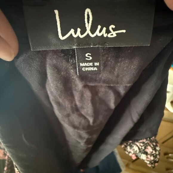 Lulus Womens Floral Wrap Dress Size S - Picture 6 of 7